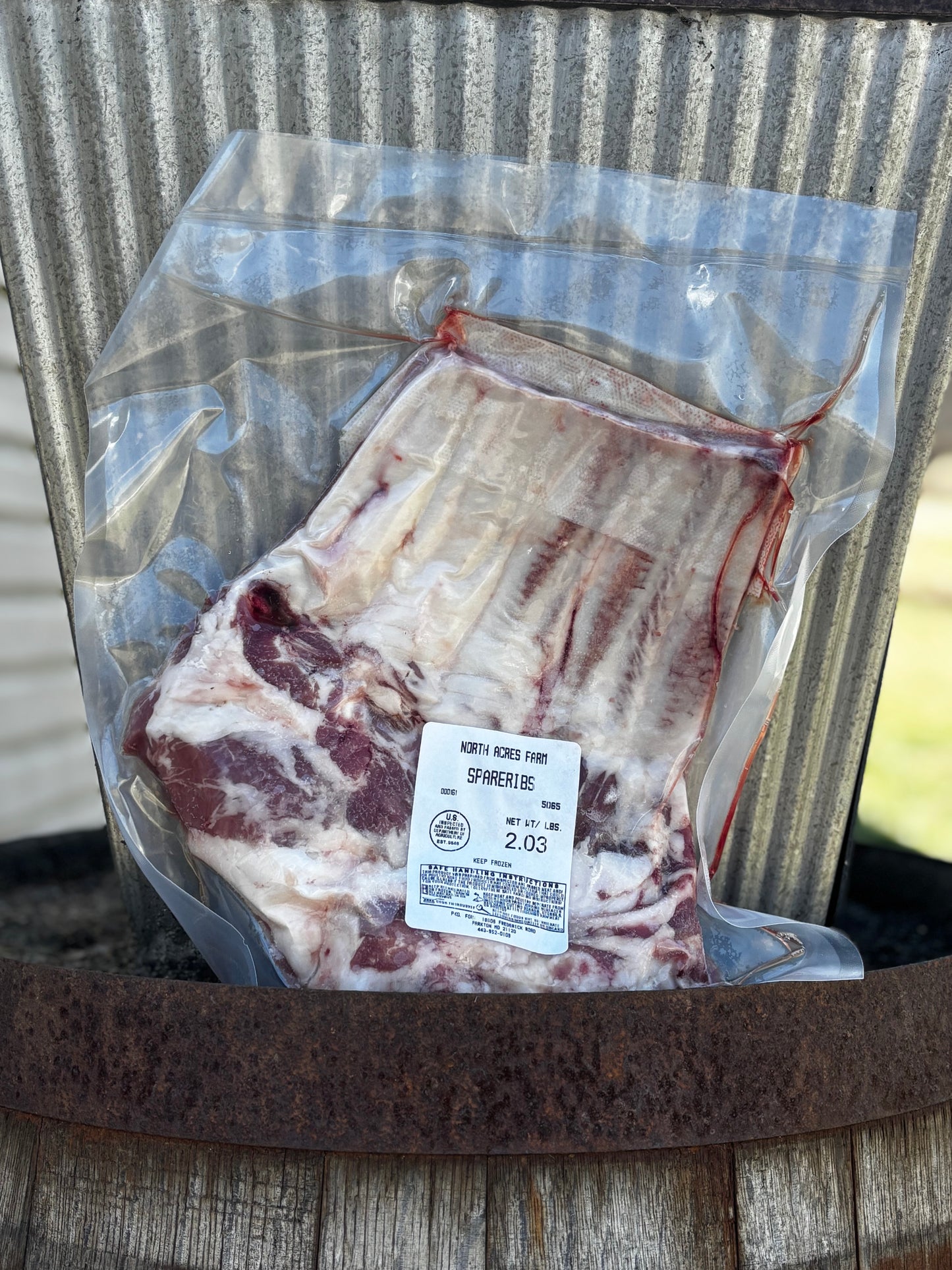 Pork Half Rack of Spare Ribs