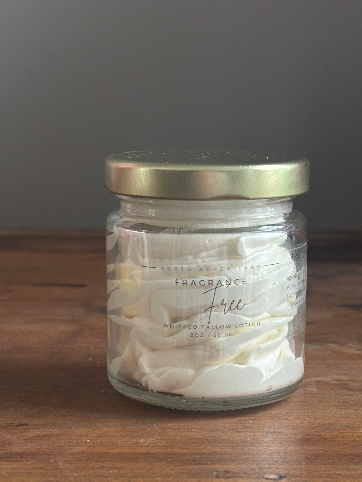 Fragrance Free Whipped Tallow Balm