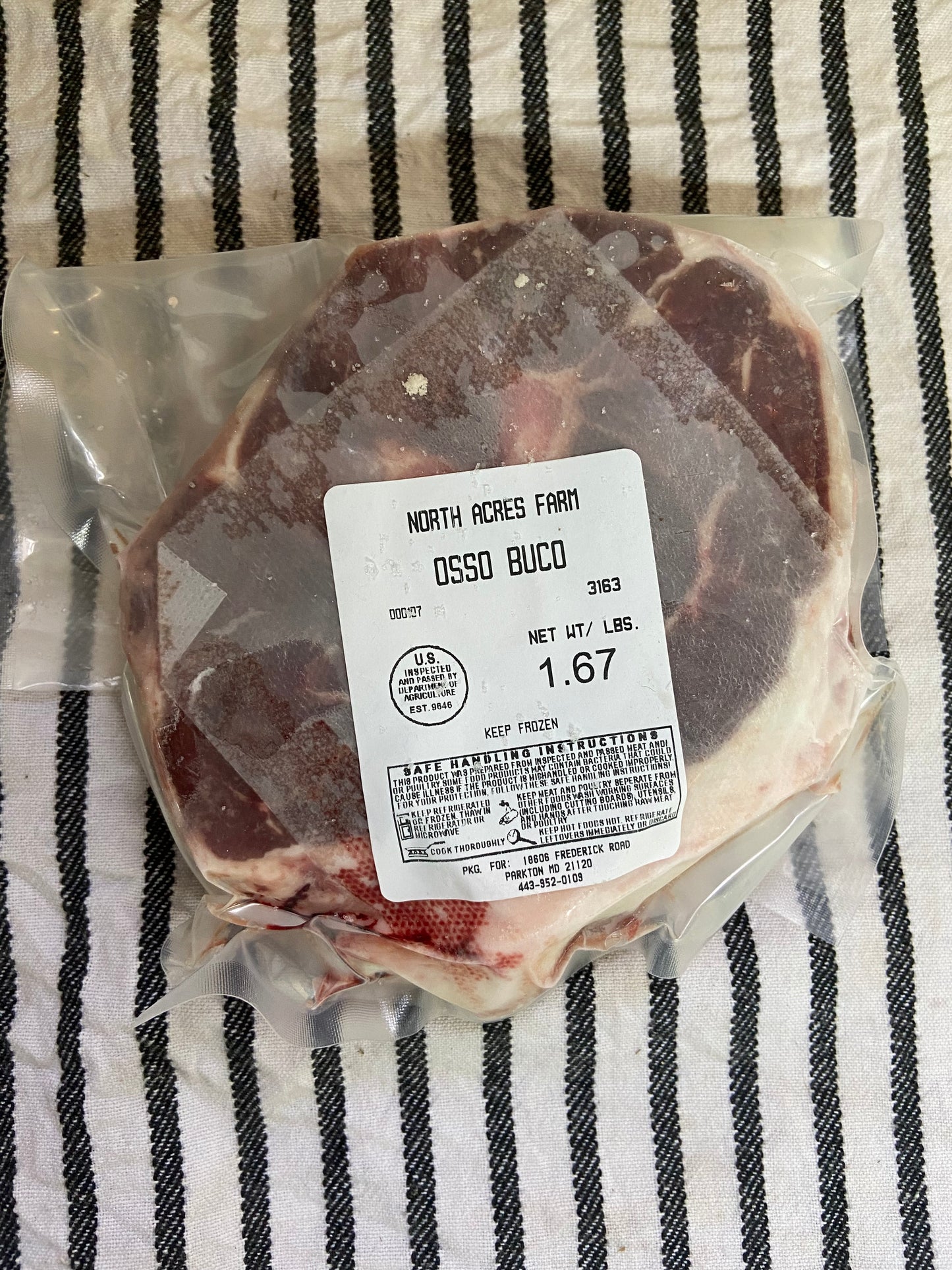 Beef Osso Bucco